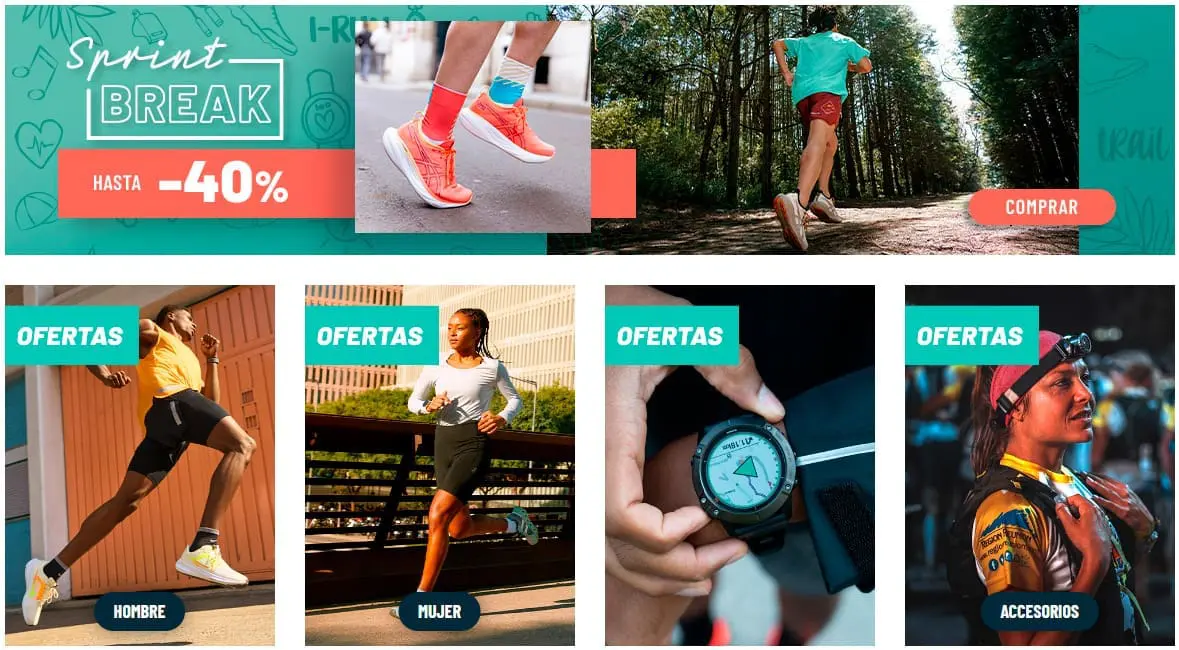 Promoción de material deportivo