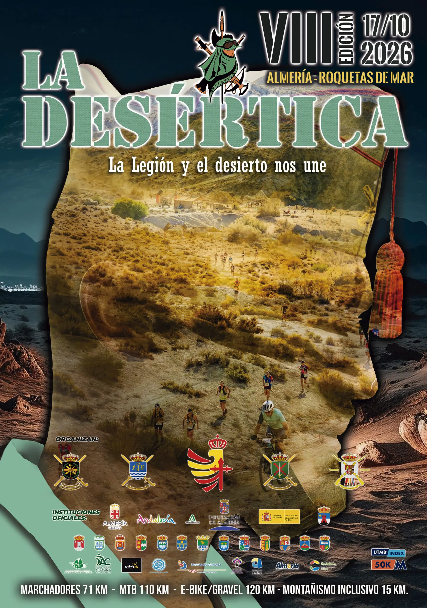 Cartel oficial de La Desértica VIII edición 2026