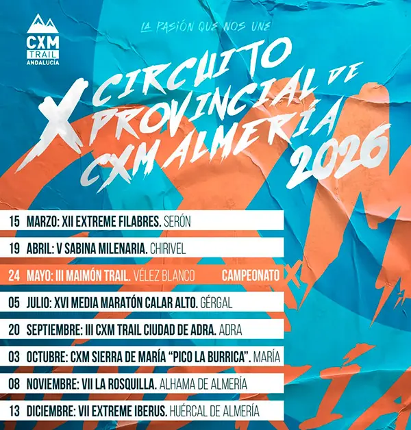 Cartel de la Copa Provincial CXM de Almería 2026