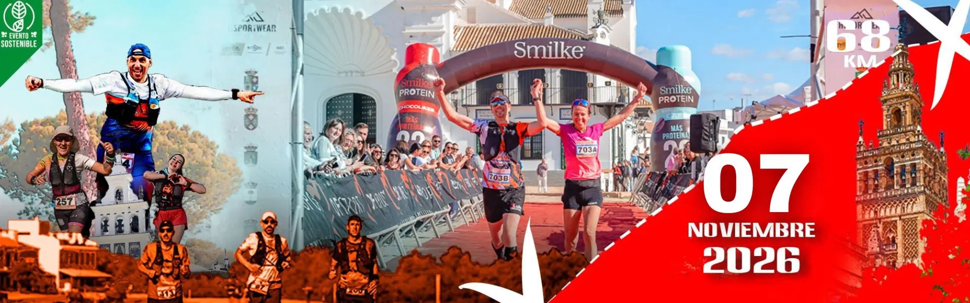 Cartel oficial de la Doñana Trail Marathon 2026